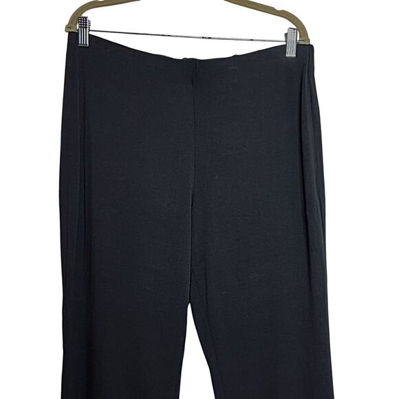 White House Black Market Womens Knit Pants Size Large Black Boot Model Spandex - Picture 2 of 7